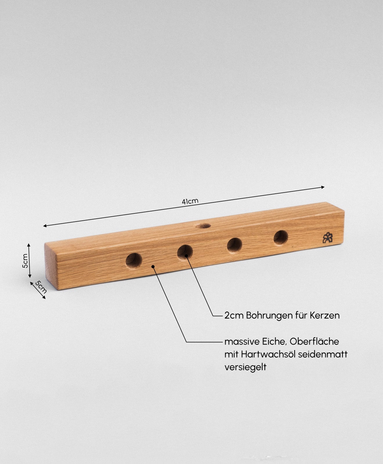 Adventskranz Holz - Kerzenständer KAWENTSKRANZ