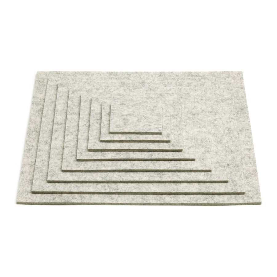 HEY-SIGN vierkante onderzetters van natuurlijk vilt