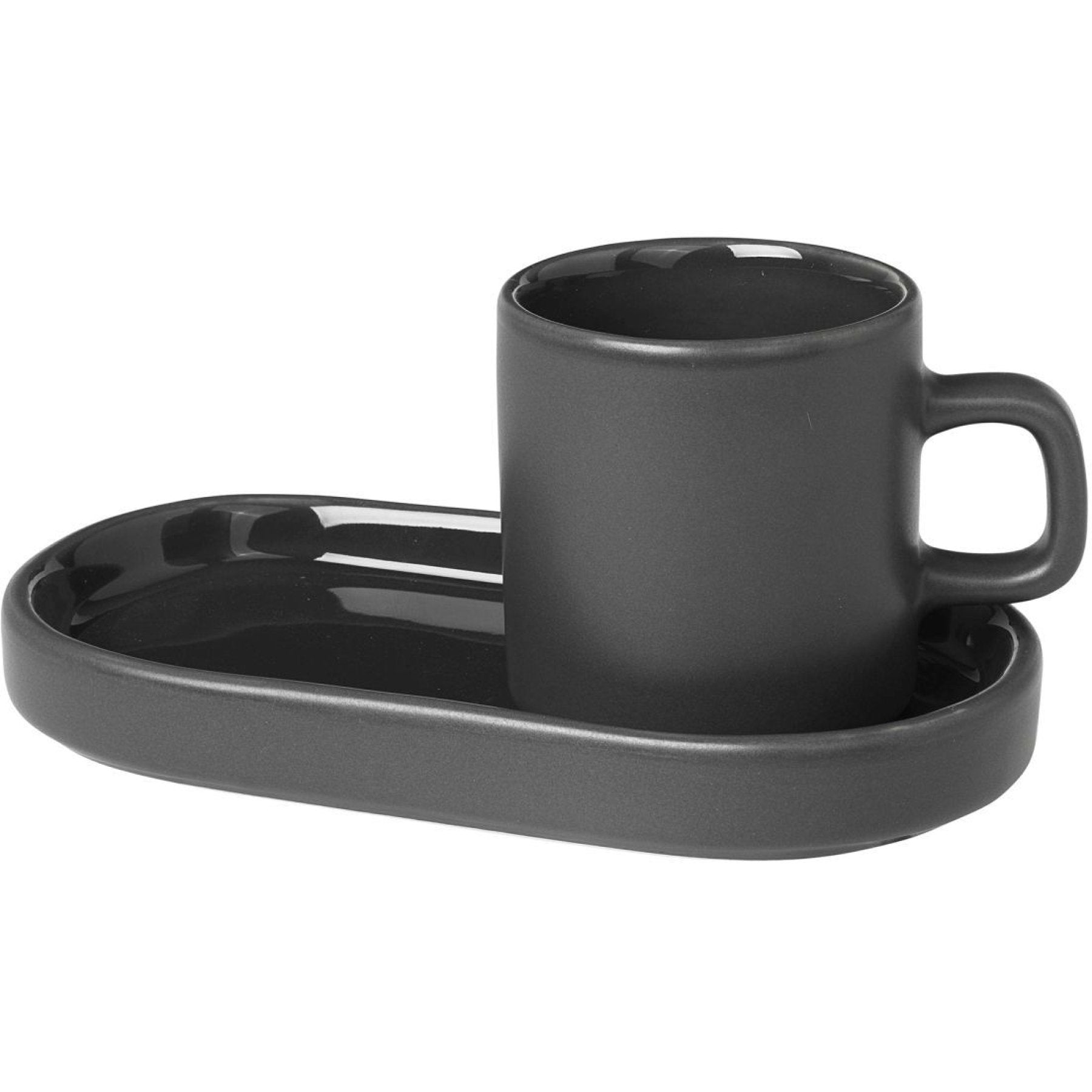 blomus PILAR Espressotasse mit Untertasse 2er-Set