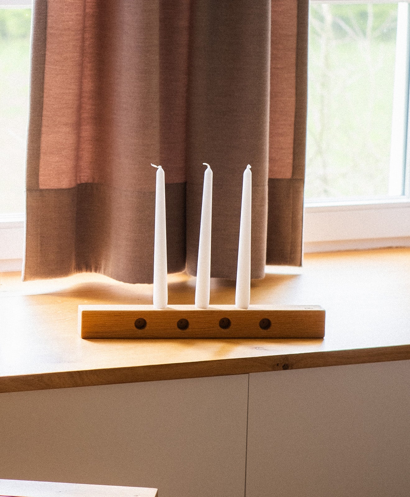 Adventskranz Holz - Kerzenständer KAWENTSKRANZ