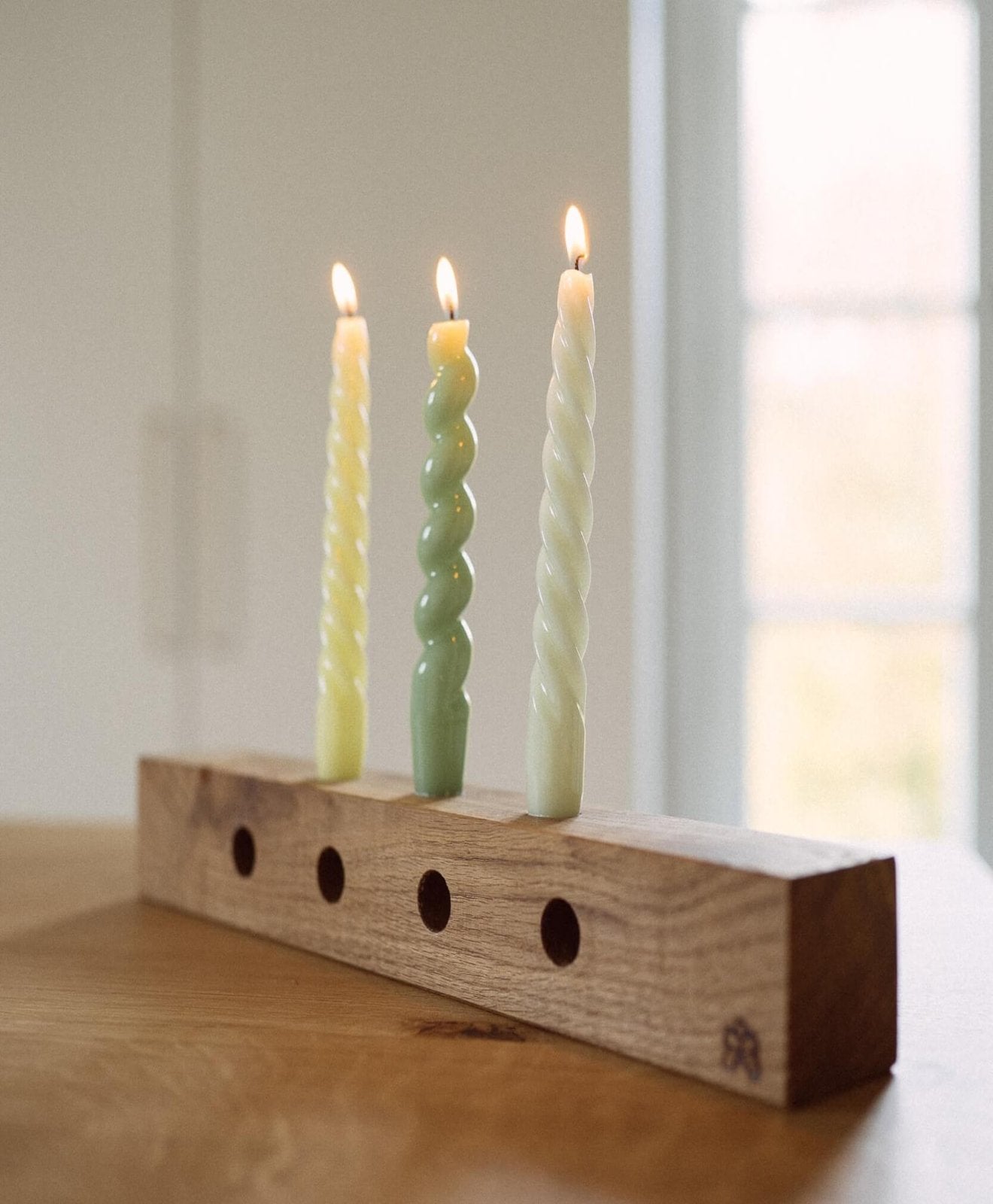 Adventskranz Holz - Kerzenständer KAWENTSKRANZ