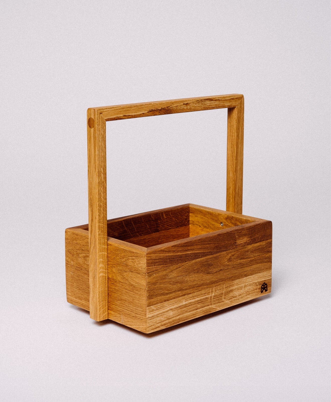 Holzkiste Eiche mit Griff KLEINER FRITZ