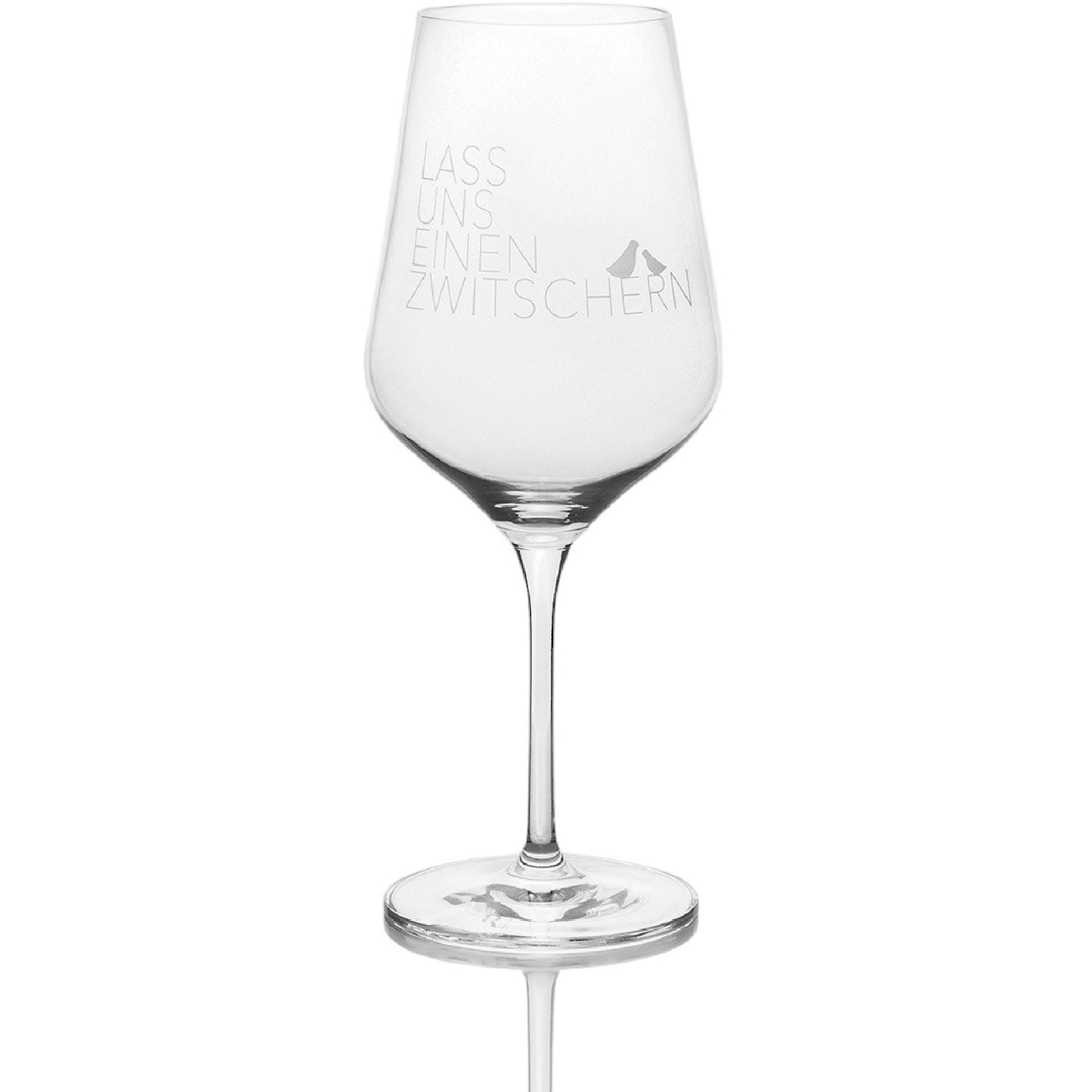 wielen POËZIE ET ​​TAFEL wijnglas LET'S GET A THIRD