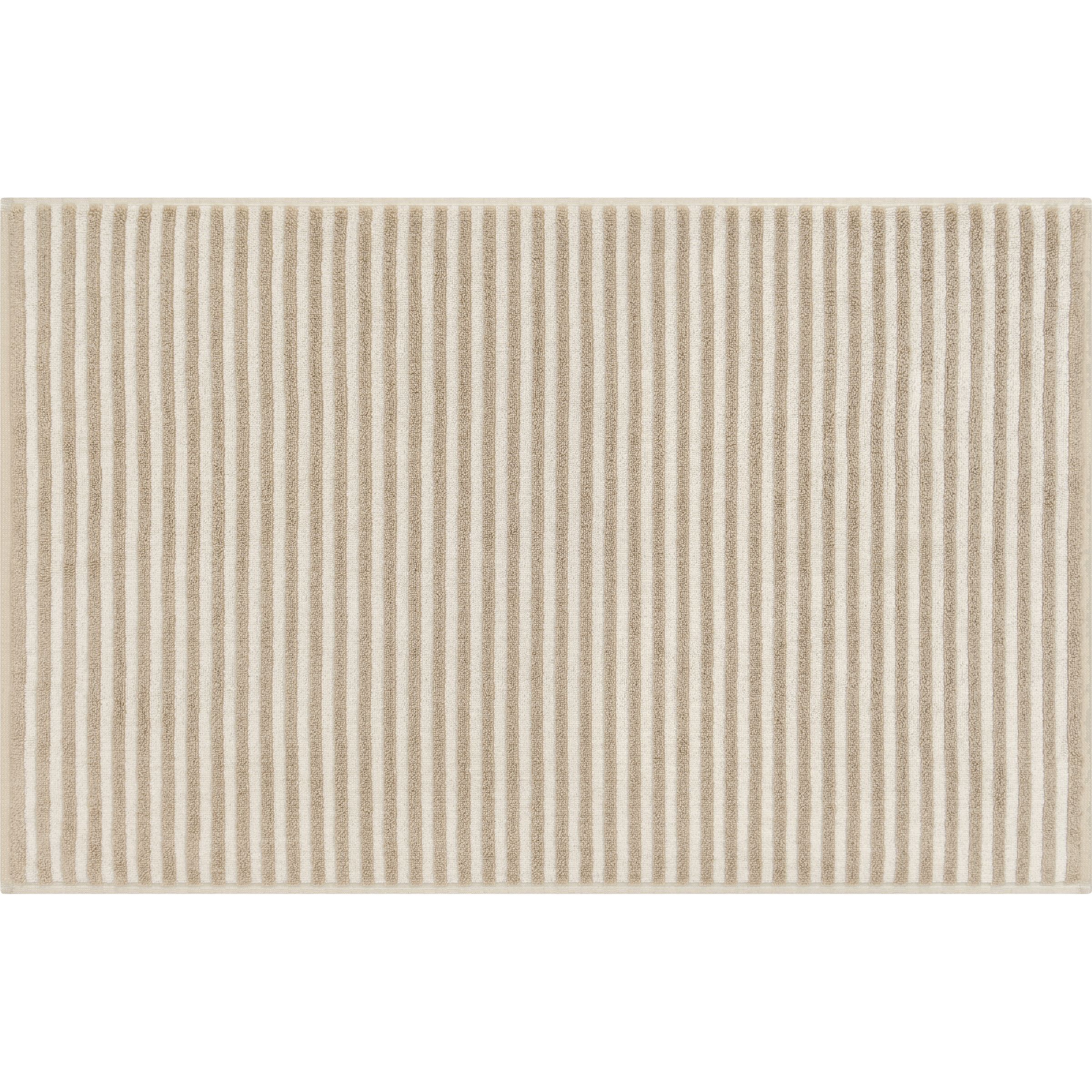 Cawö Home Two -Tone Stripe Badematte