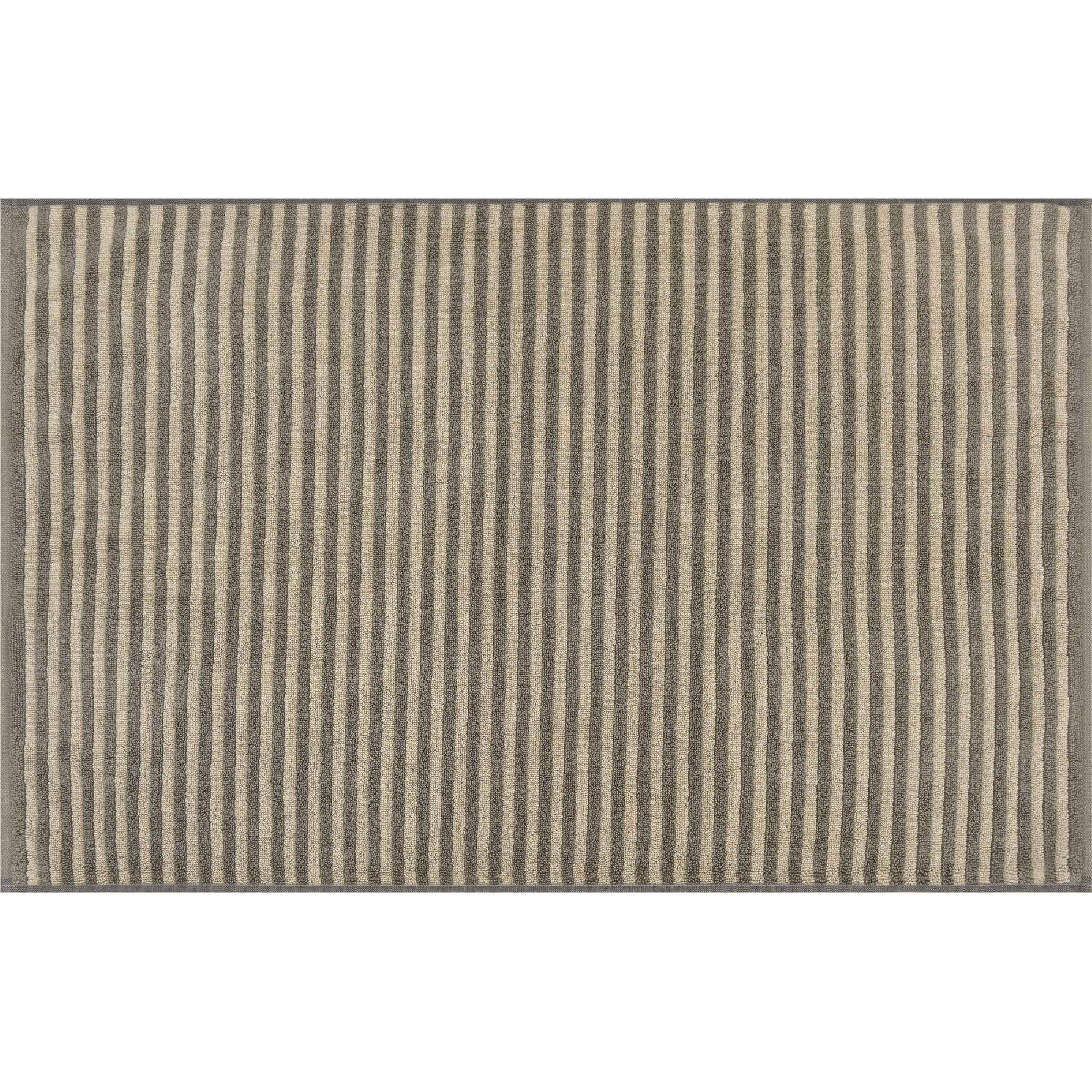 Cawö Home Two -Tone Stripe Badematte