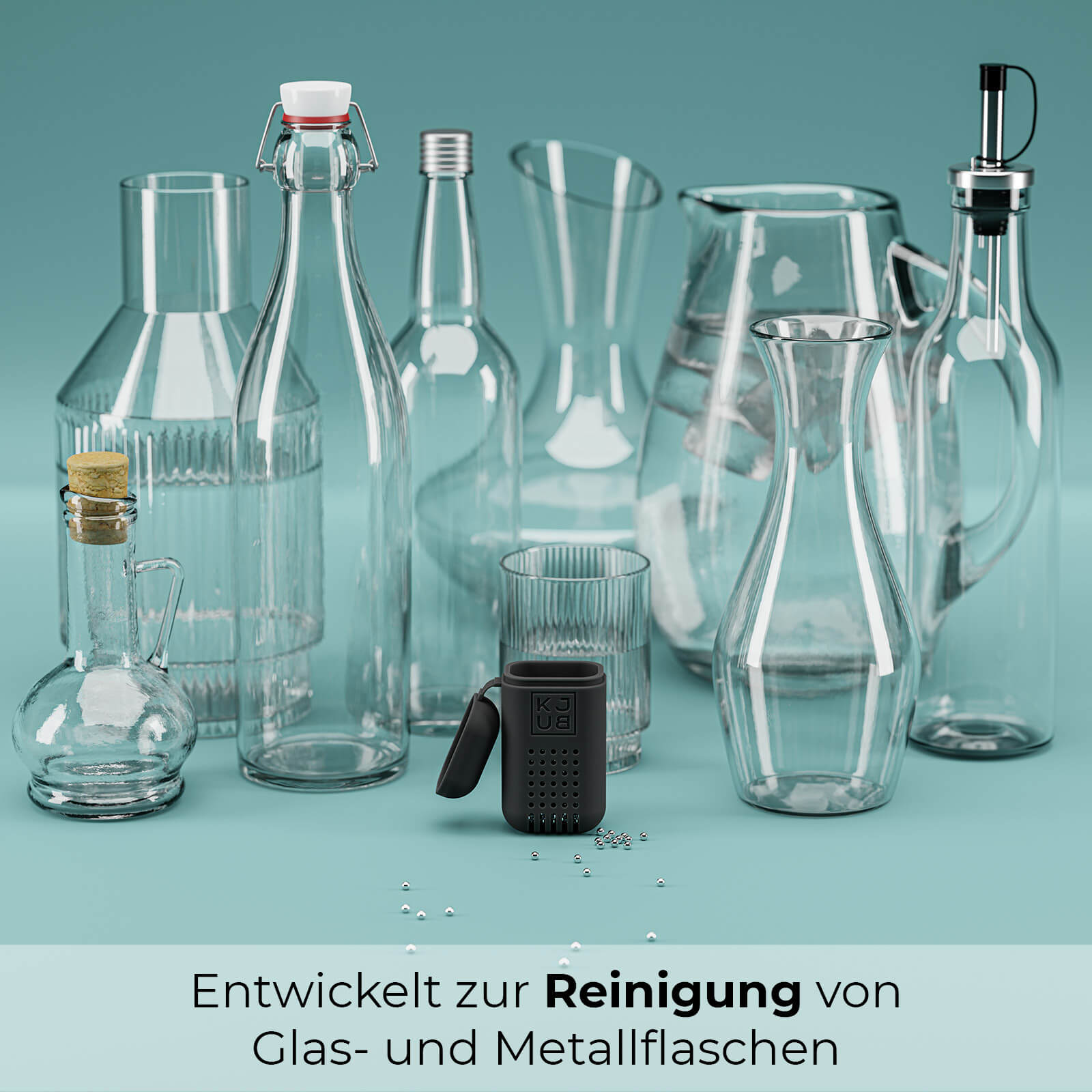 KAWENTSMANN X KJUB Reinigungsperlen Edelstahl Beads