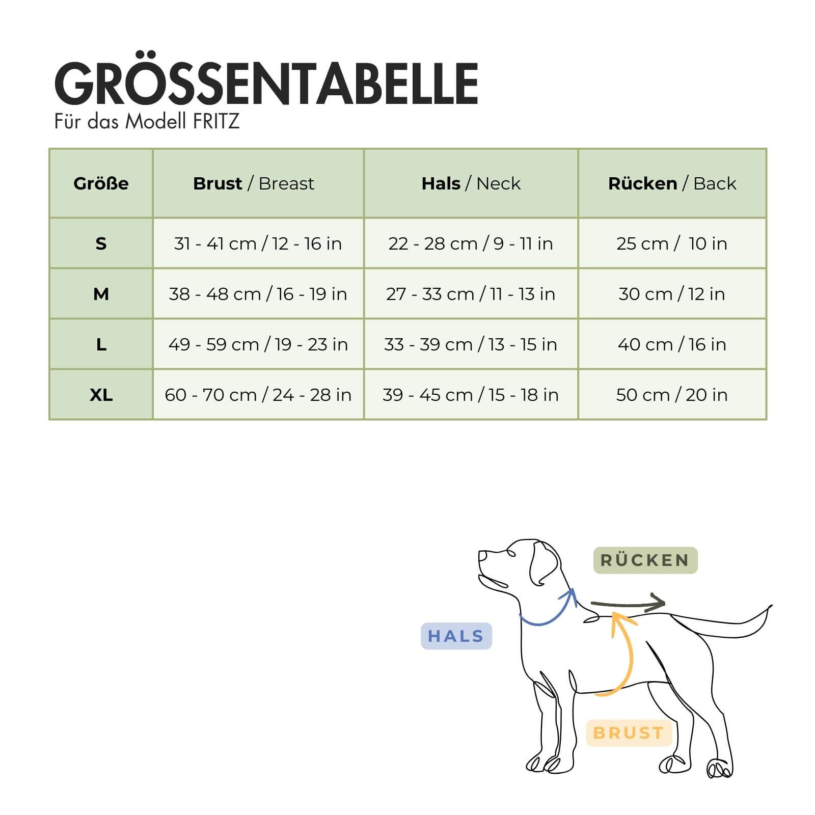 Hundejacke FRITZ Braun