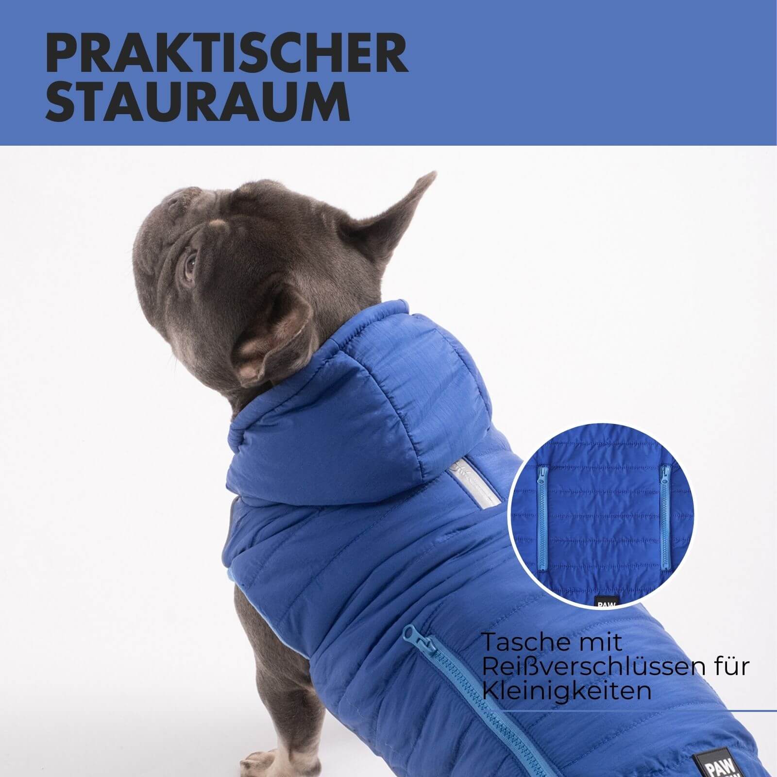 Hundejacke IMMI Blau