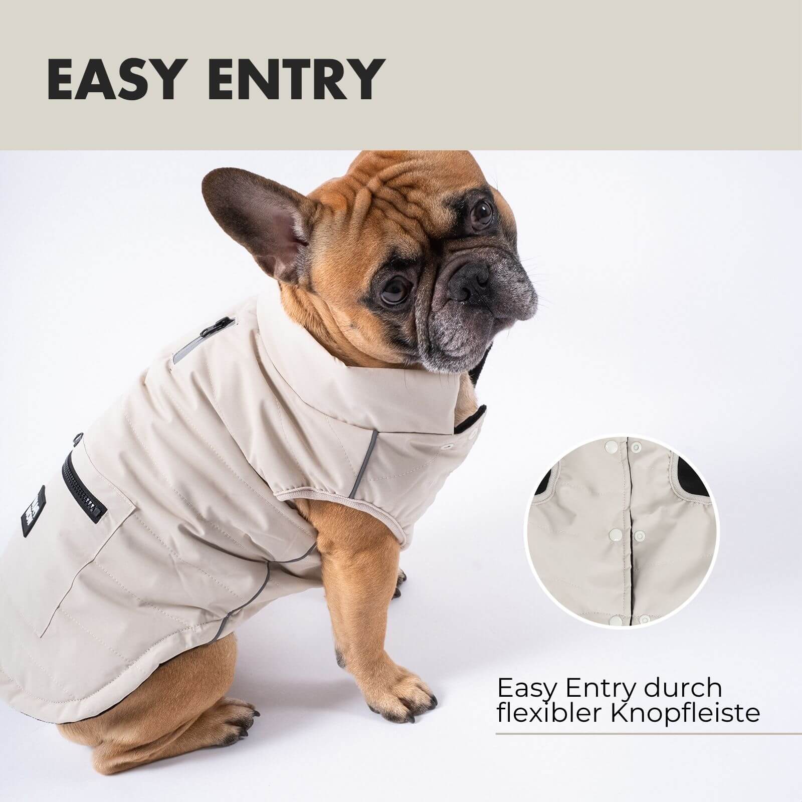 Hundejacke TONI Beige