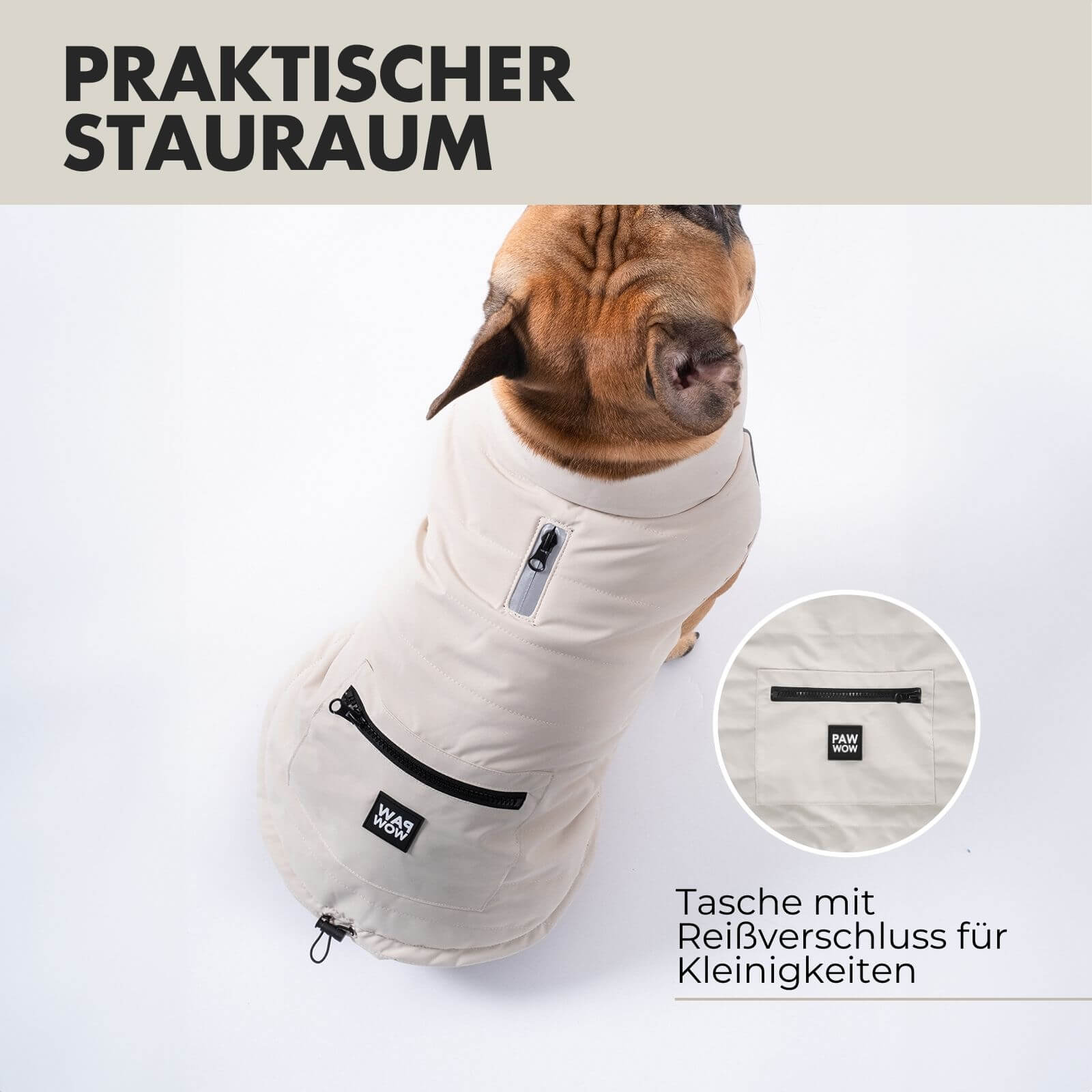 Hundejacke TONI Beige