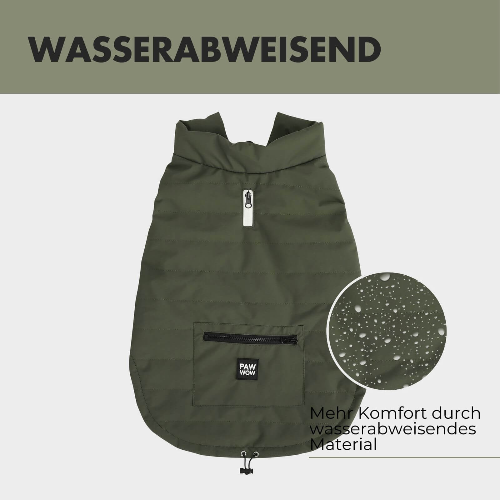 Hundejacke TONI Olive