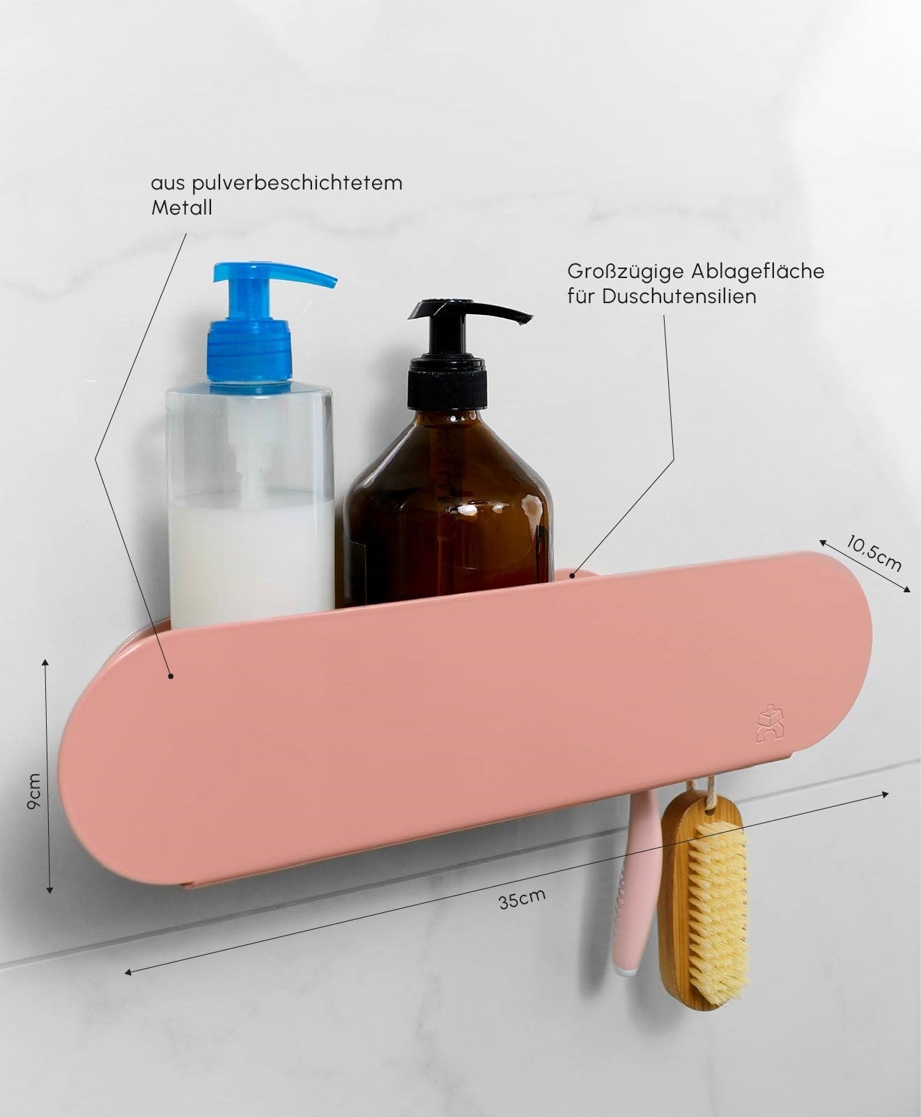 Duschablage ohne Bohren ORBI