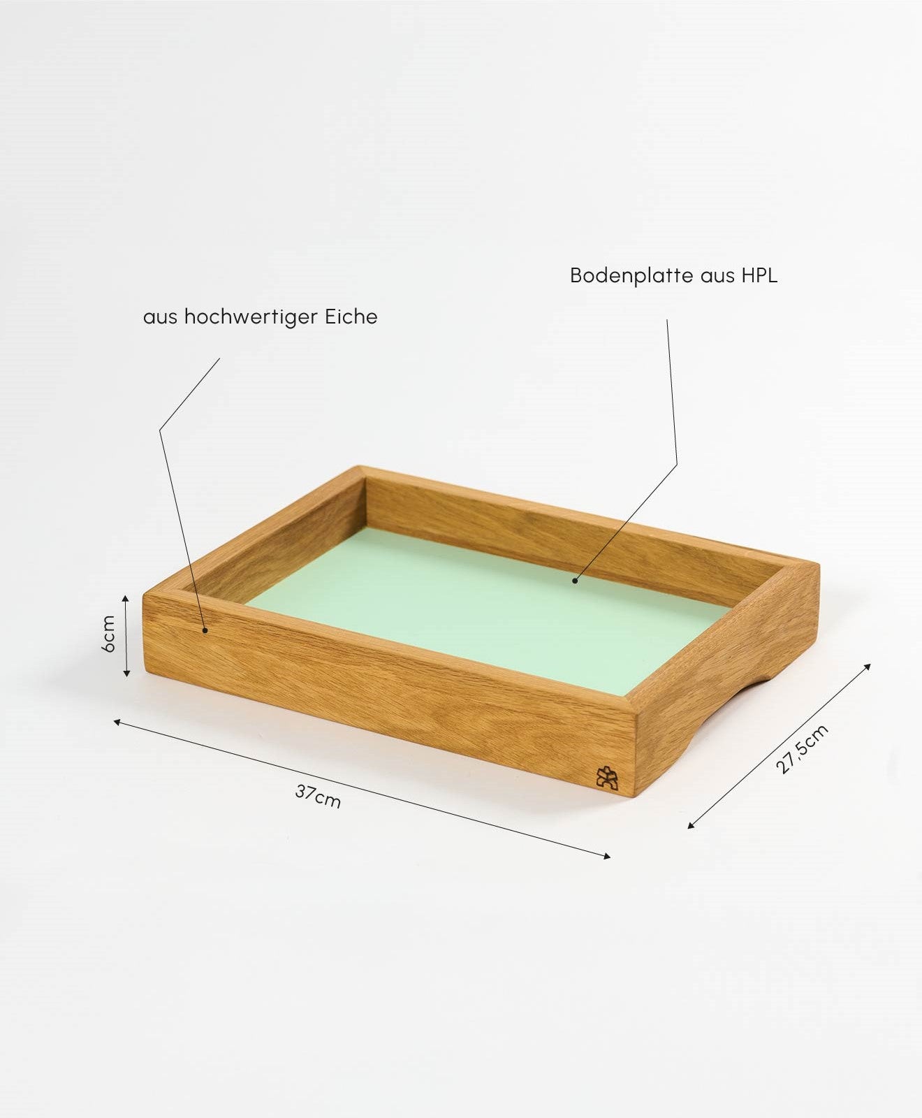 Holztablett Eiche | Serviertablett ALMA